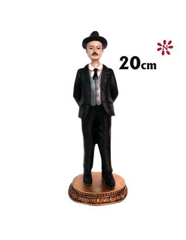 Doctor Gregorio Hernandez Res 20cm Base Redonda Dorada P65