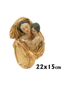 Virgen Con Niño Mar 22X15cm...