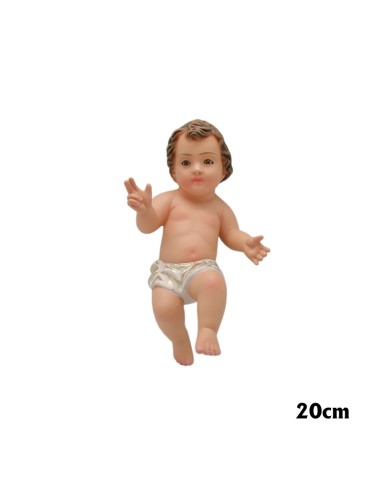 Niño Jesús Esc 20Cm Ojos Cristal