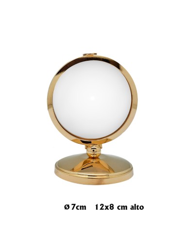 Custodia Mini Metal Dorado 12x8cm Base De 7cm