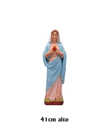 Sagrado Corazon De Maria Res 40cm Decorado