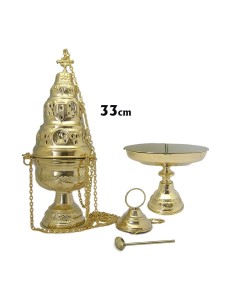 Incensario 33Cm Y Naveta...