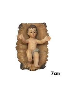 Niño Jesús En Cuna Res 7Cm...