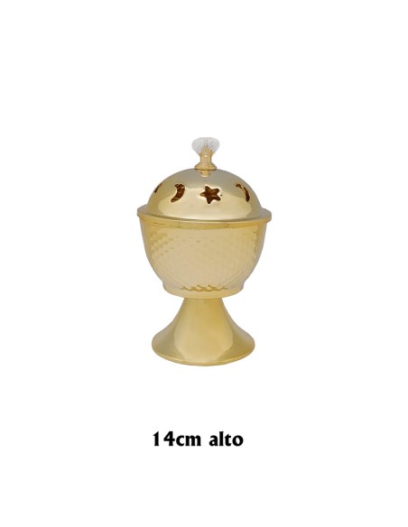 Cruz Madera Pintada Con Paloma Te Doy La Paz 3X3cm En Blister Con Tarjeta