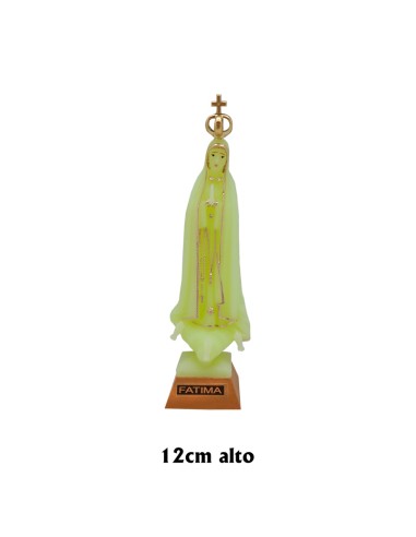 Virgen Fatima 12cm Fosforo