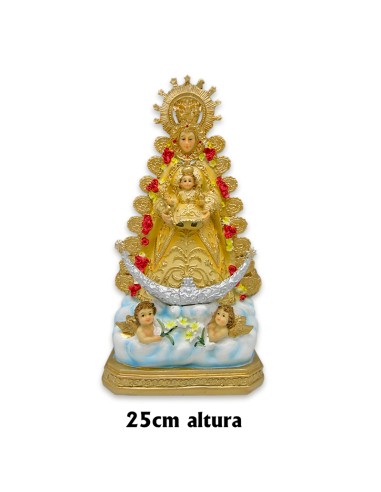 Virgen Del Rocio Res 25Cm Base P60 Y P61
