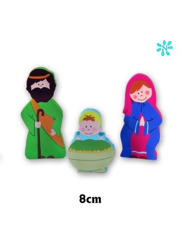 Iman Sagrada Familia 4x3. 5 PV Colores Vivos Vaca A La Derecha