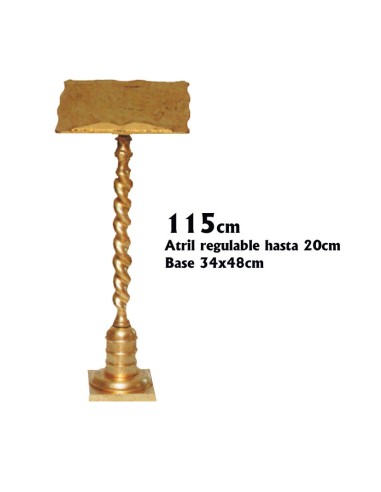 Atril Sede Madera Pie Salomonico...