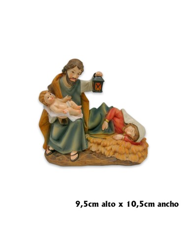 Nacimiento Res Sagrada Familia Virgen Dormida 10cm