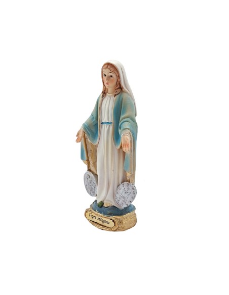 Virgen Milagrosa Res 13Cm Pj14 Base Redonda Dorada Con Nombre