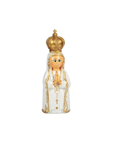 Virgen De Fatima Manto Blanco Infantil