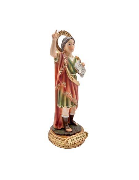 San Pancracio Res 20Cm Pj4-5-6 Base Redonda Dorada Con Nombre