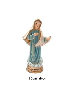Virgen Medjugorie Res 13Cm...