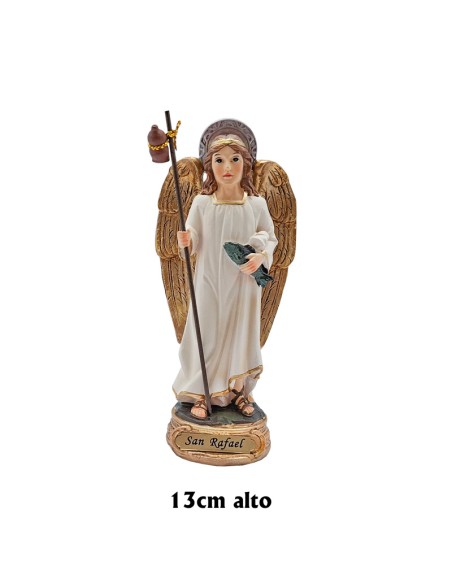 San Rafael Res 13Cm Pj12 Base Redonda Dorada Con Nombre