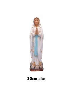 Virgen Lourdes Res 30cm...