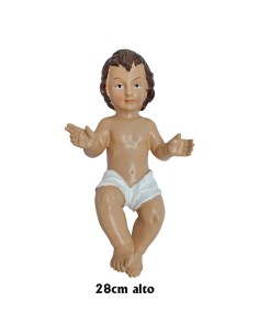 Niño Jesús Res 28Cm Brazos...