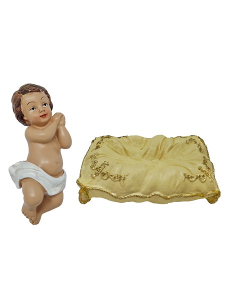 Niño Jesús 9Cm Manos Juntas Pl04 Sobre Cojin 14X10cm Separado