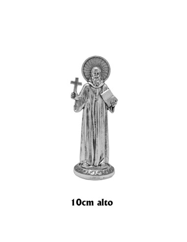 San Benito Metal Niquelado 10Cm Base...