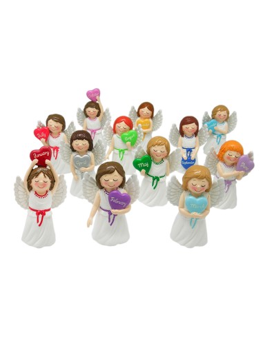 Angel Mes Enero Con Corazon Infantil