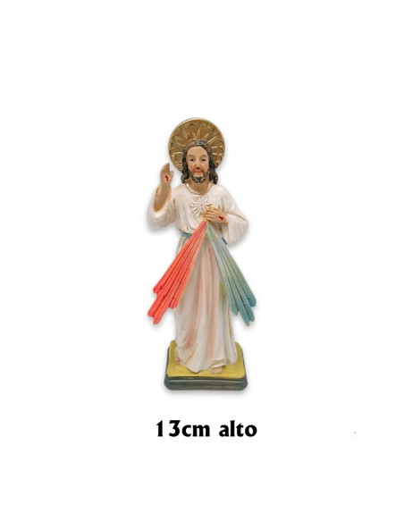 Jesús Misericordioso Res 13Cm Base P58