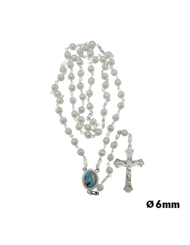 Rosario Metal Filigrana 6Mm