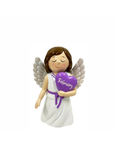 Angel Mes Febrero Con Corazon Infantil