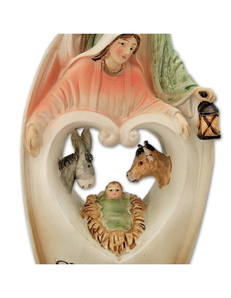 Sagrada Familia Con Texto 21X11. 5Cm Gloria A Dios