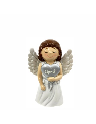 Angel Mes Abril Con Corazon Infantil