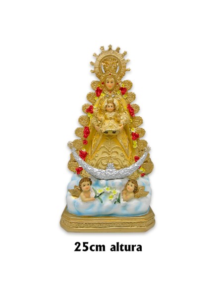 Virgen Del Rocio Res 25Cm Base P60 Y P61