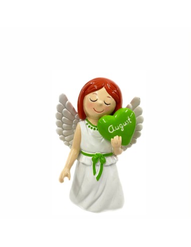 Angel Mes Agosto Con Corazon Infantil