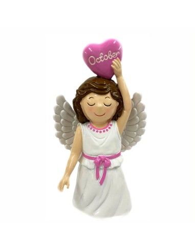 Angel Mes Octubre Con Corazon Infantil