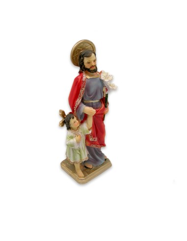 San Jose Con Niño Jesús De Pie Res...