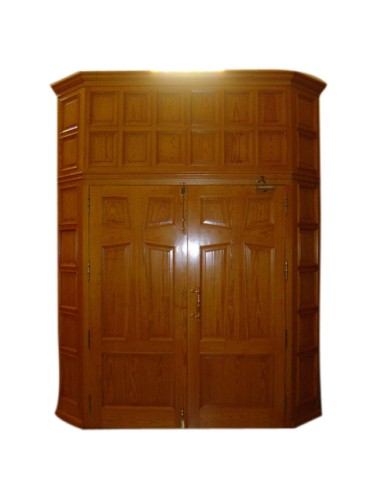 Cruz San Benito Madera 20x10cm Con Medalla Y Cristo Metal