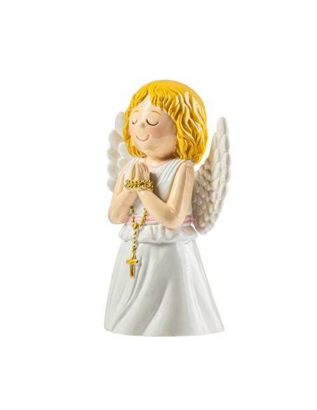 Angel De La Oracion Rosa 9cm Infantil