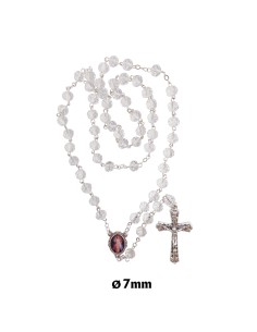 Rosario Cristal Tallado 7mm...