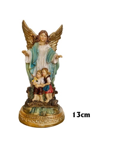 Angel Guarda Res 13cm PCA 2 Con Niño...