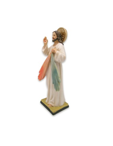 Jesús Misericordioso Res 20cm Base P58