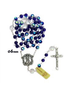 Rosario Cristal Tallado 6mm...