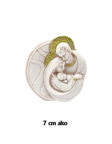 Placa Sagrada Familia 7X8cm Con...
