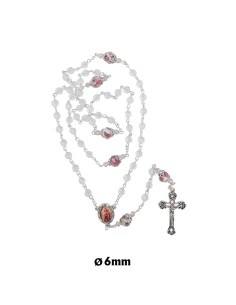 Rosario Cristal Tallado 6mm...