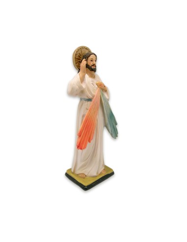Jesús Misericordioso Res 20cm Base P58