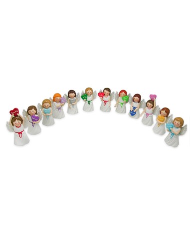 Angel Mes Enero Con Corazon Infantil