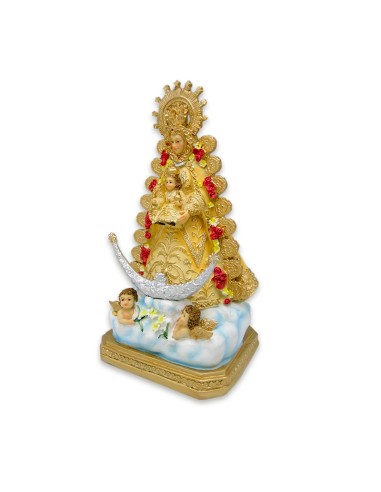 Virgen Del Rocio Res 25cm Base P60 Y P61