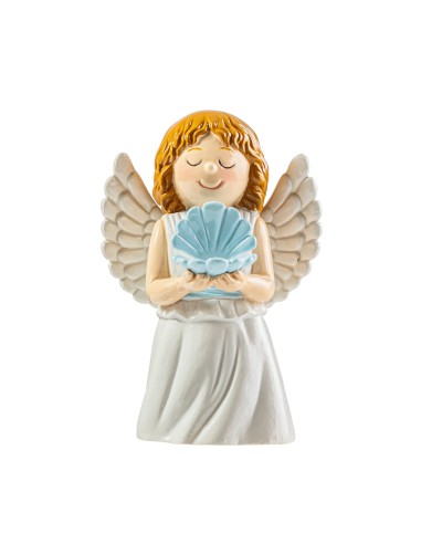 Angel Bautismo Azul 9Cm Infantil
