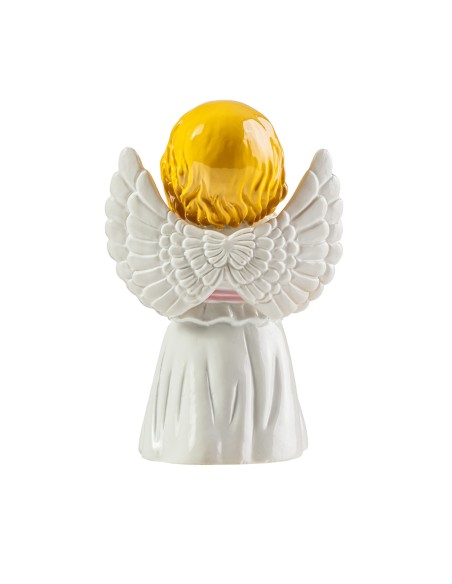 Angel Bautismo Rosa 9Cm Infantil