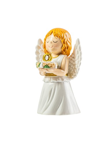 Angel Del Matrimonio Anillos Dorados...