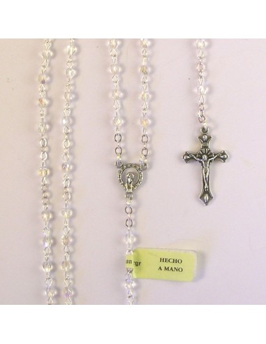 Rosario Cristal Tallado 4Mm Transparente