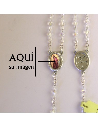 Rosario Cristal Tallado 4Mm Transparente