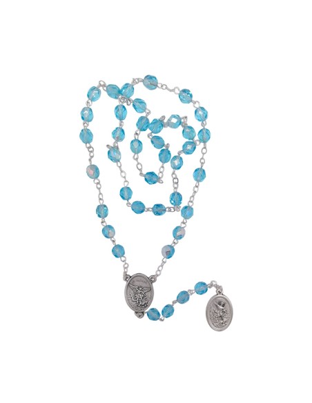 Rosario Cristal Tallado 7mm San Miguel