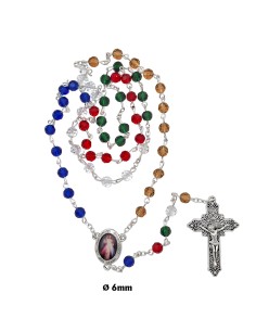 Rosario Cristal Tallado 6Mm...